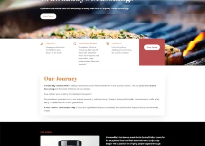 Crawdaddy’s Seasonings Website Development & Hosting
