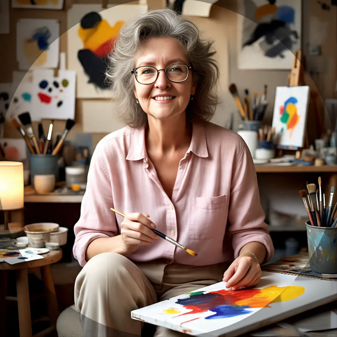 April Pastis Art studio April Pastis